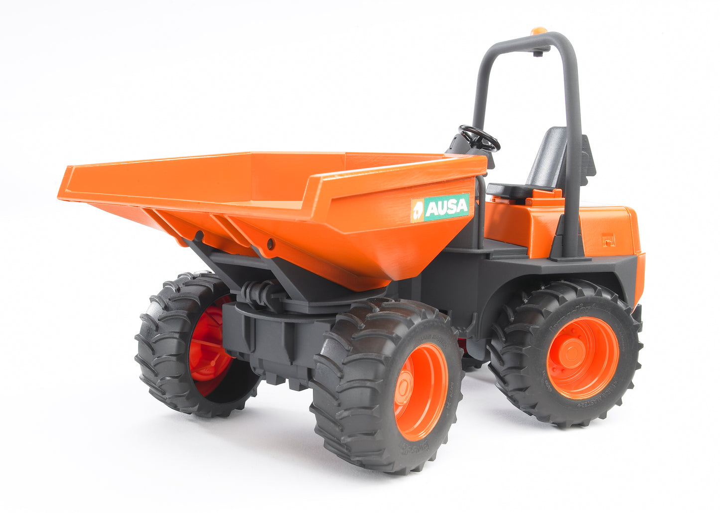 Bruder AUSA Minidumper 02449 1:16 scale construction dumper with articulated steering and rotating tipping tray