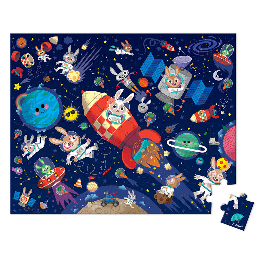 Janod 54pc - Rocket Puzzle