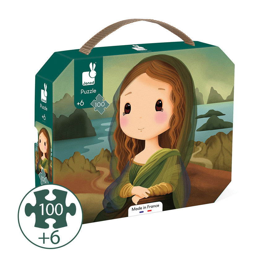 Janod - Inspired By Leonardo Da Vinci Puzzle 100pc