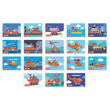Janod - Firefighter Magnetibook