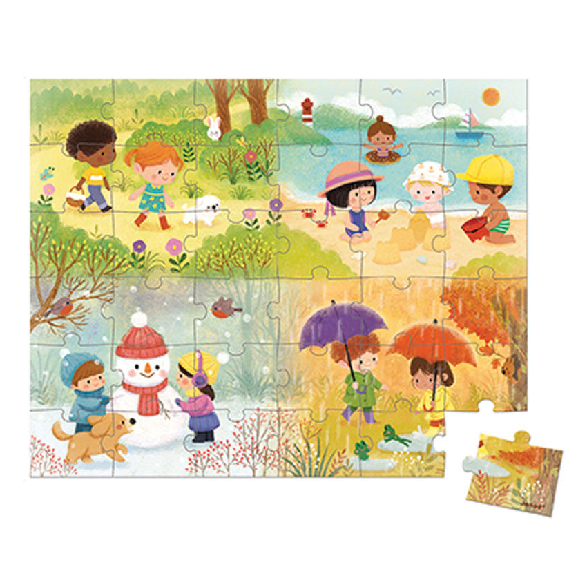 Janod - Four Seasons Puzzle - 36pc