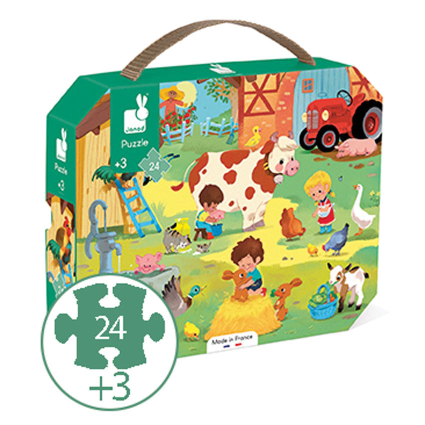 Janod - Farm Puzzle - 24pc