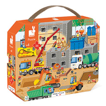 Janod - Construction Site Puzzle - 36pc