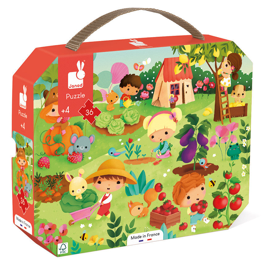 Janod - In the Garden Puzzle 36pc