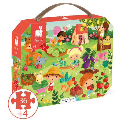 Janod - In the Garden Puzzle 36pc