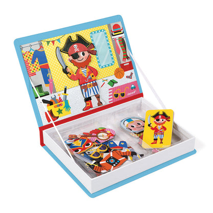 Janod - Boys Dress Up Magnetibook