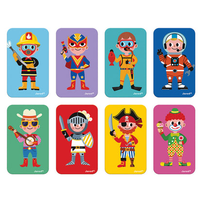 Janod - Boys Dress Up Magnetibook