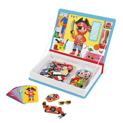 Janod - Boys Dress Up Magnetibook