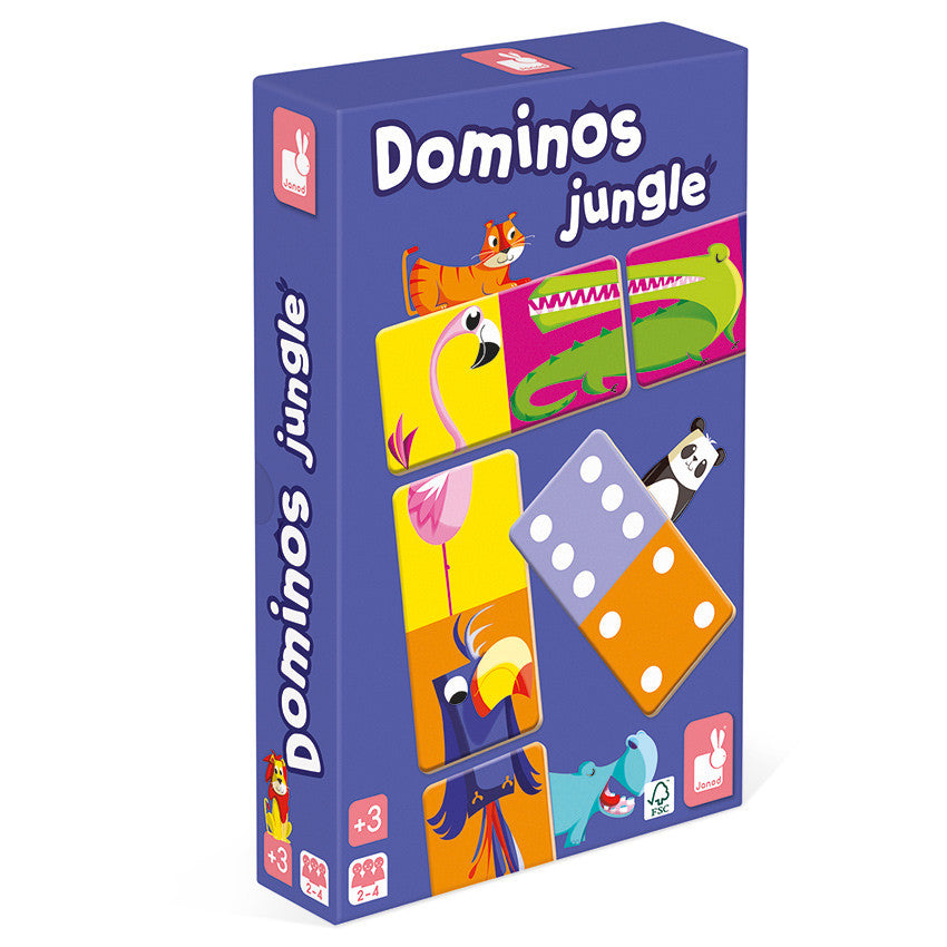 Janod Giant Dominoes - Dominos Jungle
