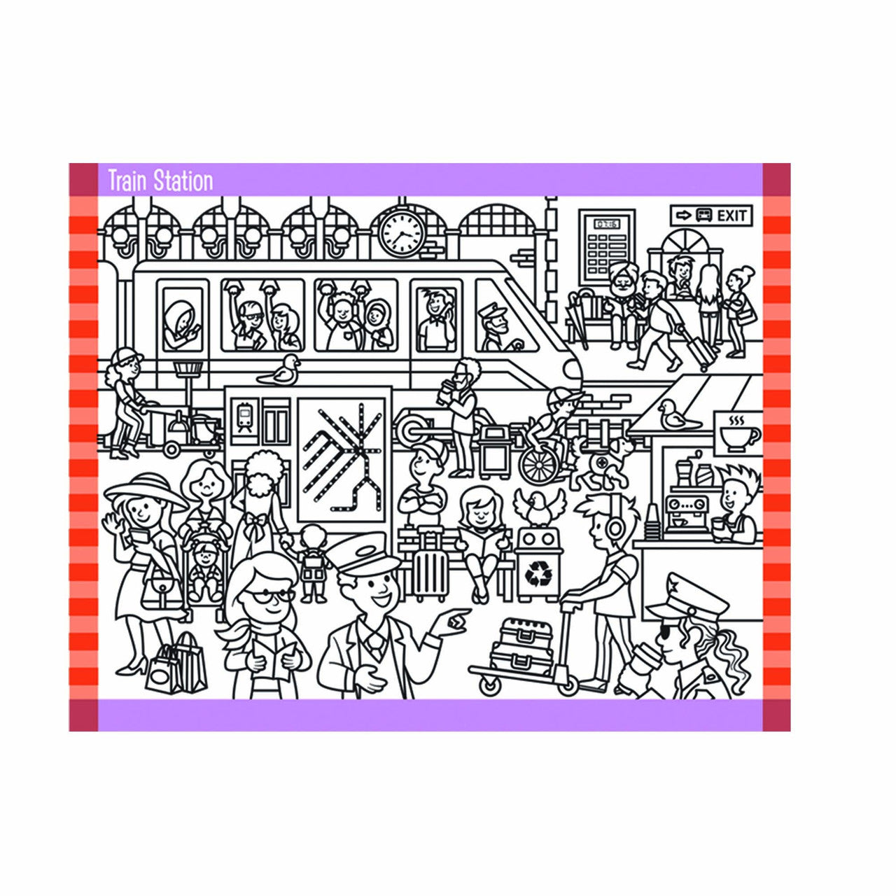 Melissa & Doug Seek & Find Sticker Pad - Around Town