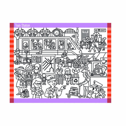 Melissa & Doug Seek & Find Sticker Pad - Around Town