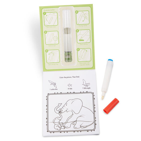 Melissa & Doug - On the Go ColorBlast! No-Mess Coloring Pad - Safari