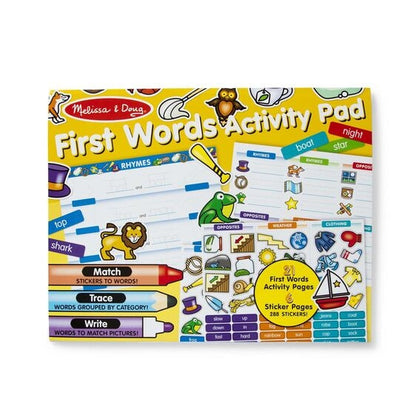 Melissa & Doug - First Words Activity Pad
