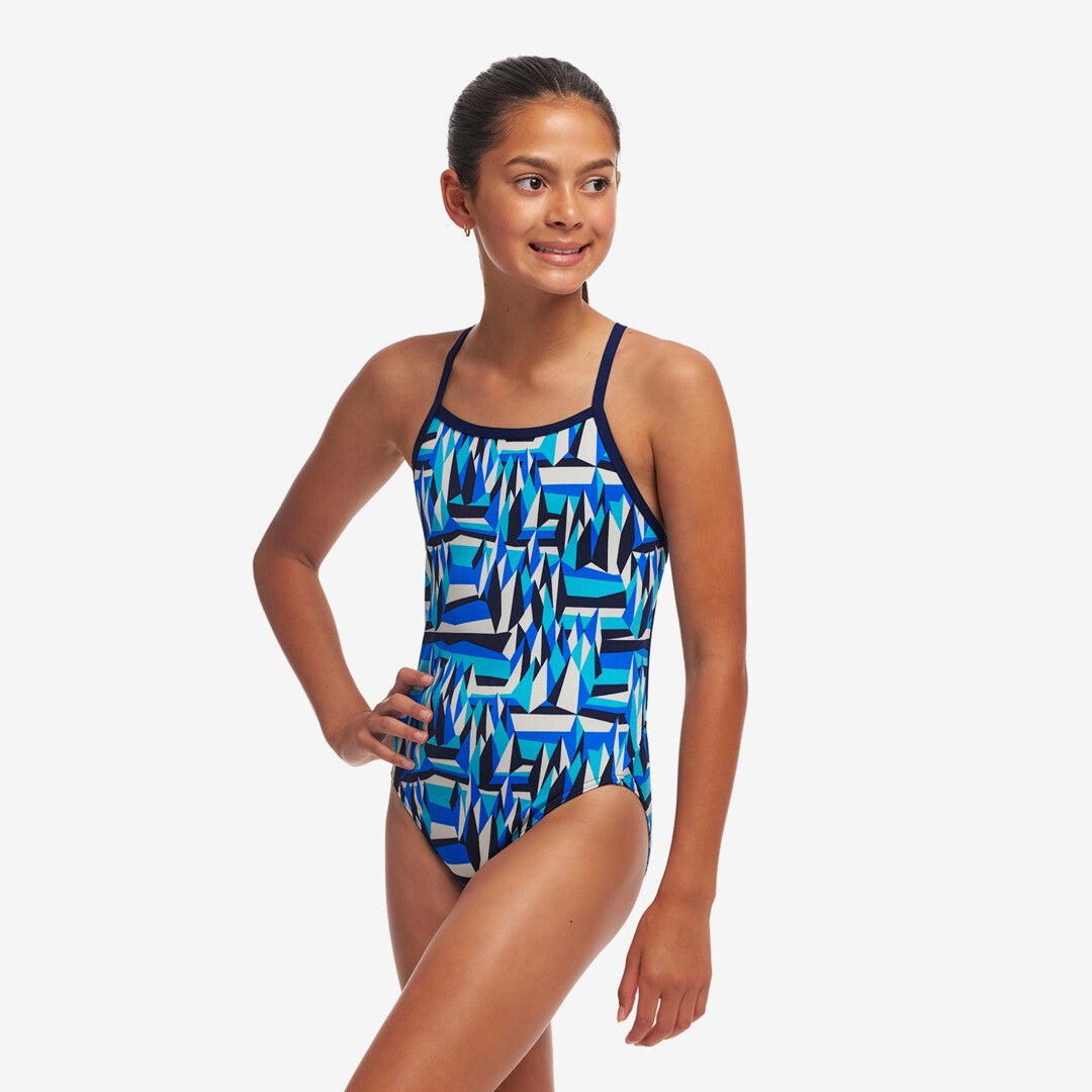 Funkita - Single Strap One Piece Swimmers - Polar Caps