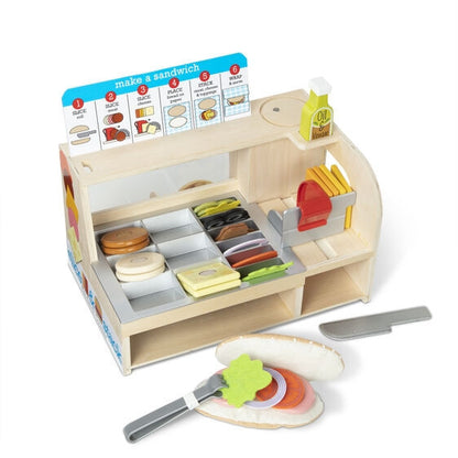 Melissa & Doug - Slice & Stack Sandwich Counter