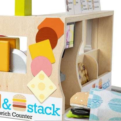 Melissa & Doug - Slice & Stack Sandwich Counter