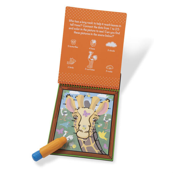 Melissa & Doug - On The Go - Water WOW! Connect the Dots - Safari
