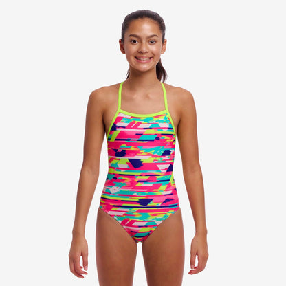 Funkita - Strapped In One Piece Swimmers - Blurred Babe