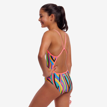 Funkita - Girl's Single Strap One Piece Swimmers - Curl Curl
