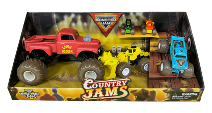 Monster Jam - Country Jam World Finals - 1:24 & 1:64 3 Pack