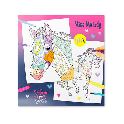 Miss Melody - Colour and Design Book