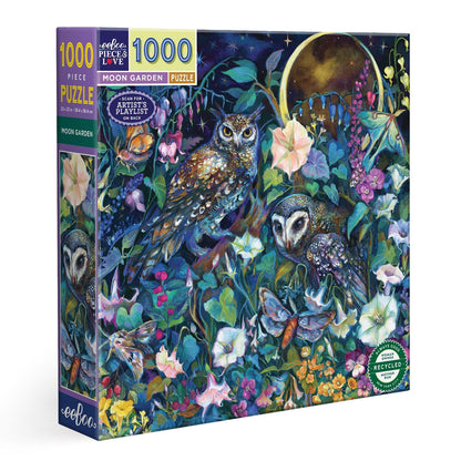 eeBoo 1000pc - Moon Garden Puzzle
