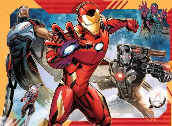 Ravensburger  - Marvel Avengers 4 in a Box - 12, 16, 20, 24pc