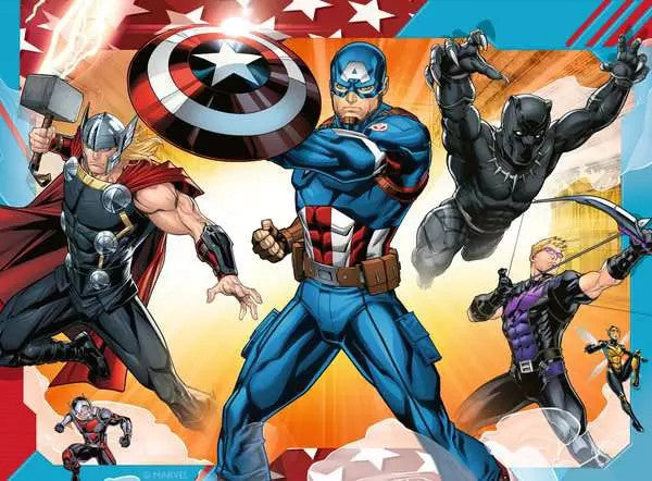 Ravensburger  - Marvel Avengers 4 in a Box - 12, 16, 20, 24pc