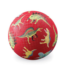 Crocodile Creek 5'' Ball - Dinosaur Red