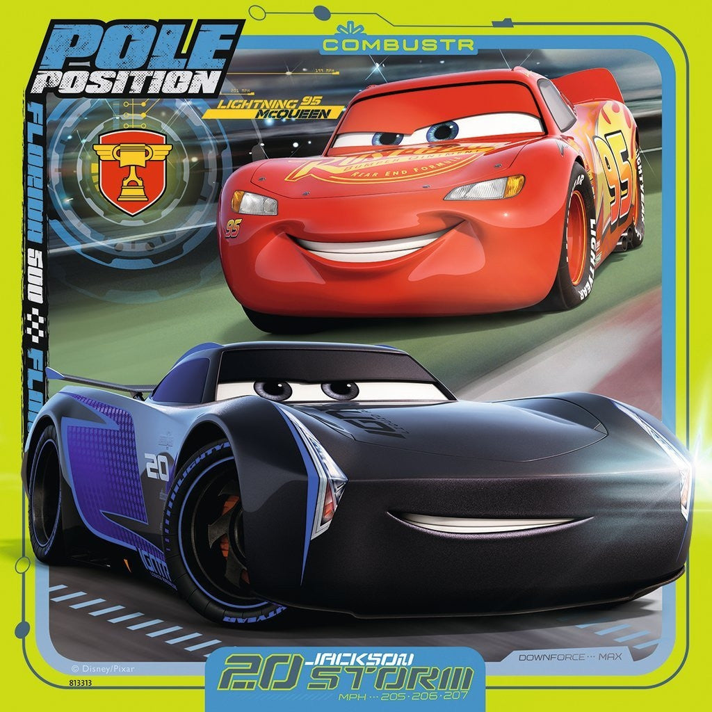 Ravensburger 3x49pc- Disney Cars: Legends of the Track Puzzle