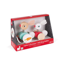 Janod Pull Along Rabbits