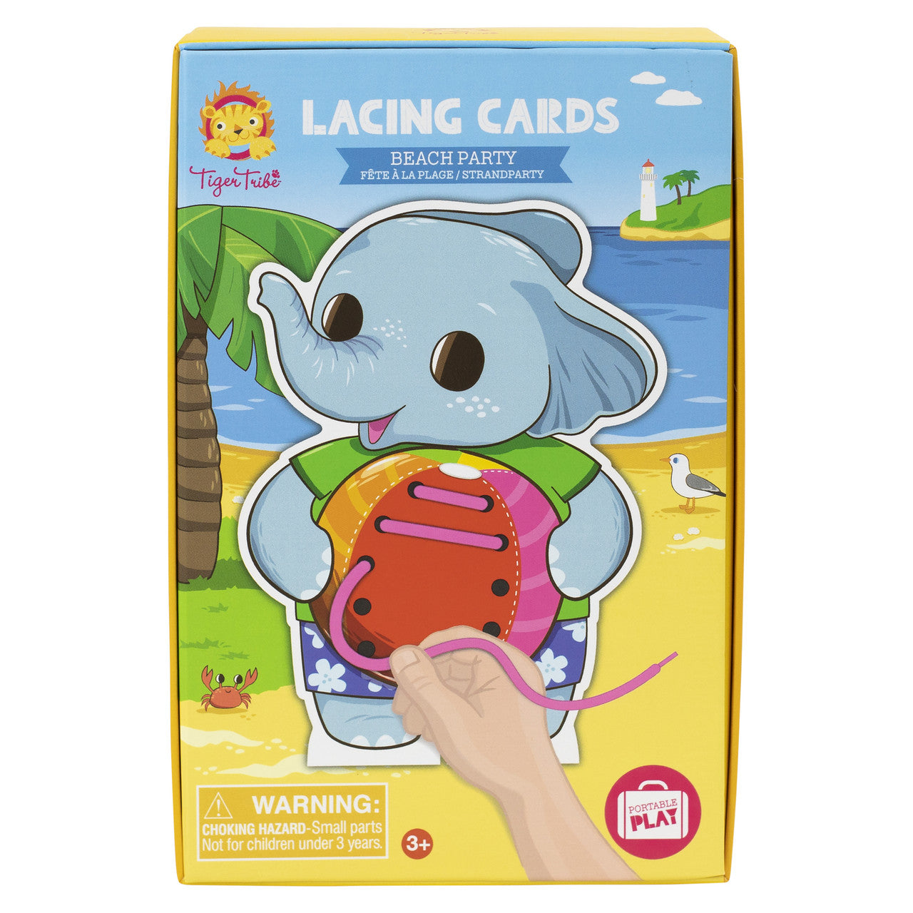 Tiger Tribe Lacing Cards Set - Beach Party