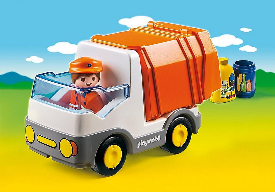Playmobil 1.2.3 Recycling Truck 6774