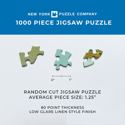 New York Puzzle Company 1000pc - Forget-me-not Spring Puzzle