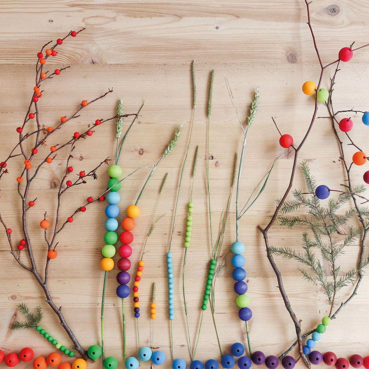 Grimm’s 480 Small Wooden Beads