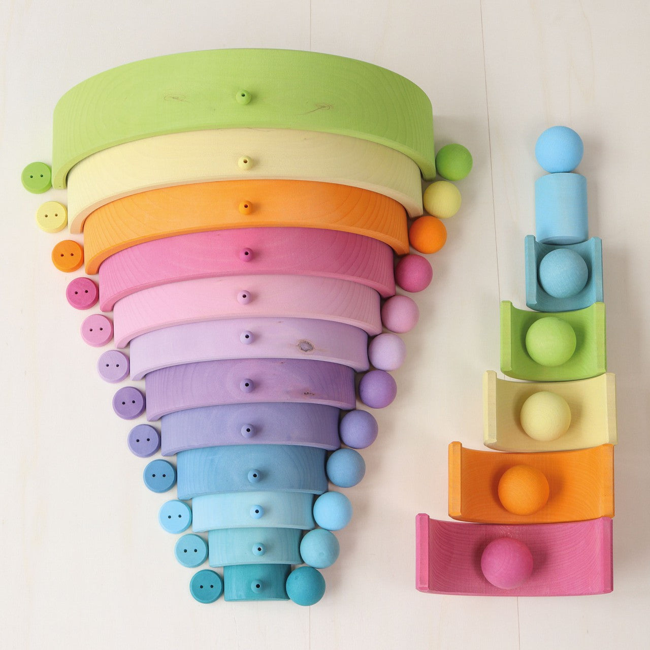 Grimm’s Small Pastel Wooden Buttons