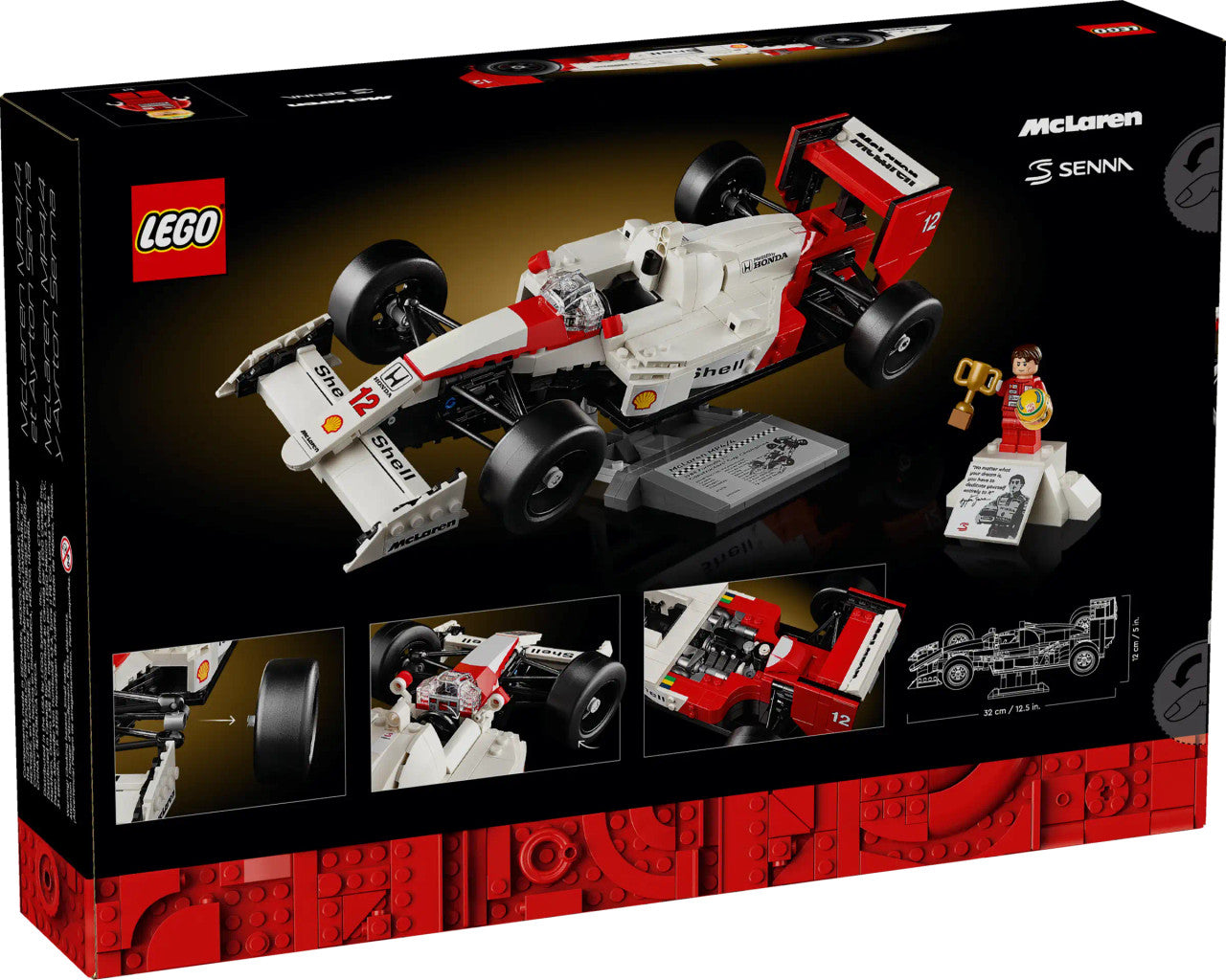 LEGO® ICONS - McLaren MP4/4 & Ayrton Senna 10330