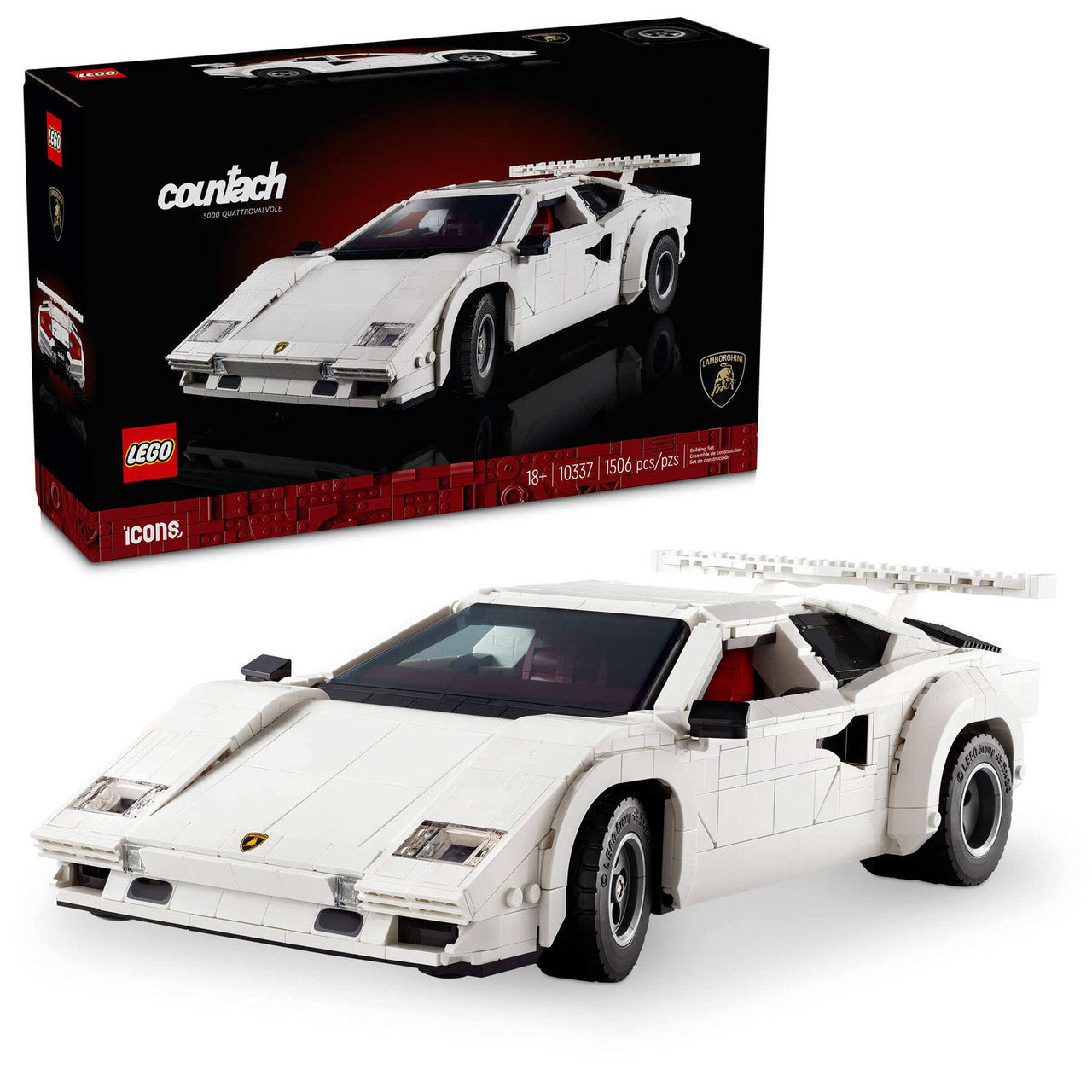 LEGO® ICONS - Lamborghini Countach 5000 Quattrovalvole 10337