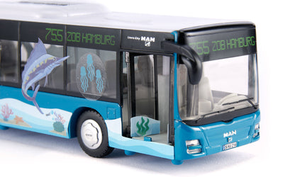 Siku - 3736 - MAN Hinged Bus - 1:50 Scale - 1:50 Scale - Blue