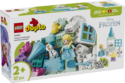 LEGO DUPLO Disney Frozen Creative Box with Elsa and Olaf 10462 featuring Elsa, Olaf and colourful toddler-friendly building bricks