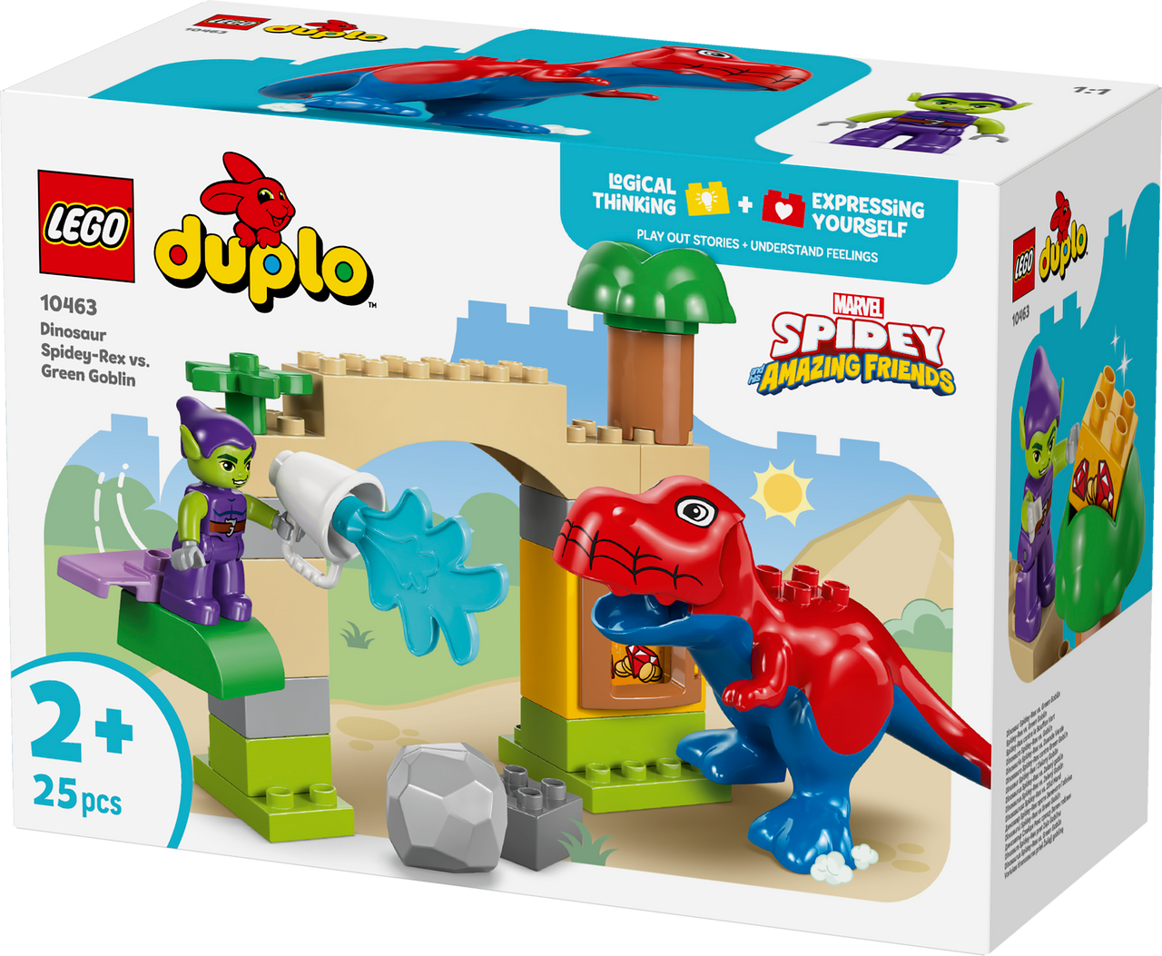 LEGO® DUPLO® Marvel - Dinosaur Spidey-Rex vs. Green Goblin 10463