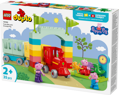 LEGO® DUPLO® Peppa Pig - Train Ride with Grandpa Pig 10466