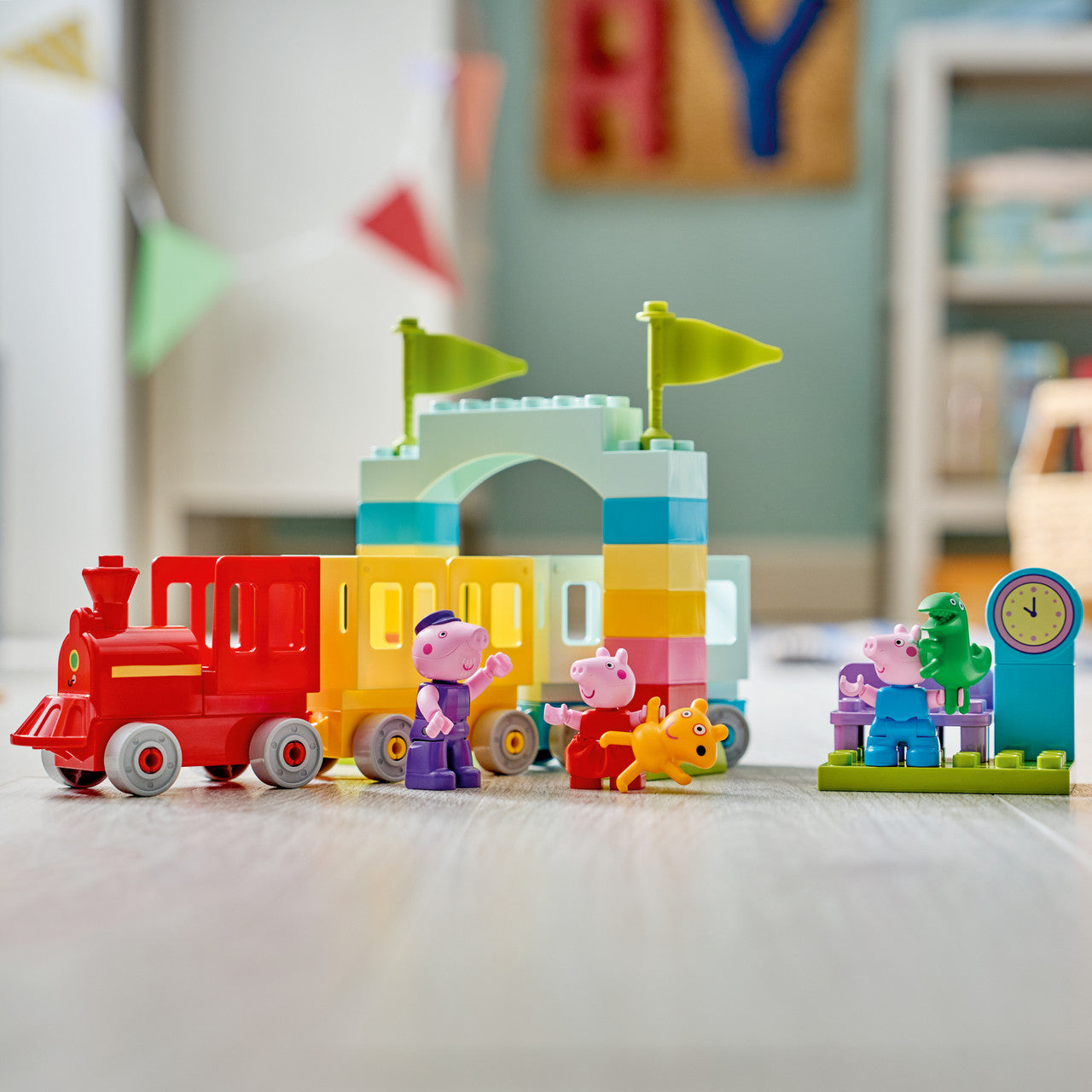 LEGO® DUPLO® Peppa Pig - Train Ride with Grandpa Pig 10466