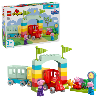 LEGO® DUPLO® Peppa Pig - Train Ride with Grandpa Pig 10466