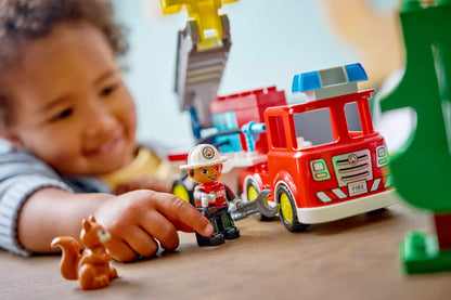 LEGO® DUPLO® - Fire Truck with Hose and Firefighter 10473