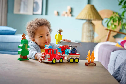 LEGO® DUPLO® - Fire Truck with Hose and Firefighter 10473