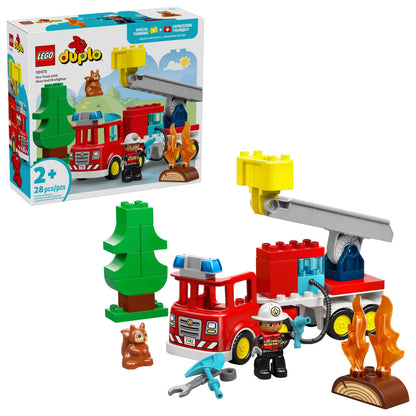 LEGO® DUPLO® - Fire Truck with Hose and Firefighter 10473