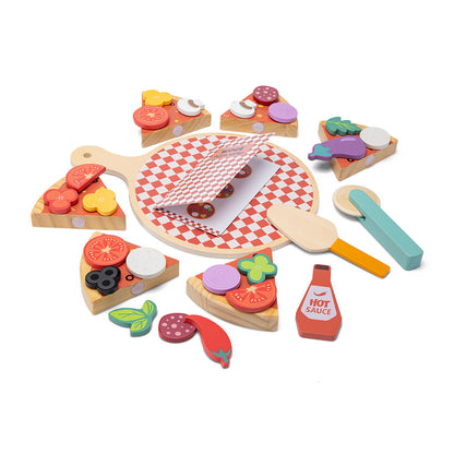 Woet by New Classic Toys - Pizza Play Food Set