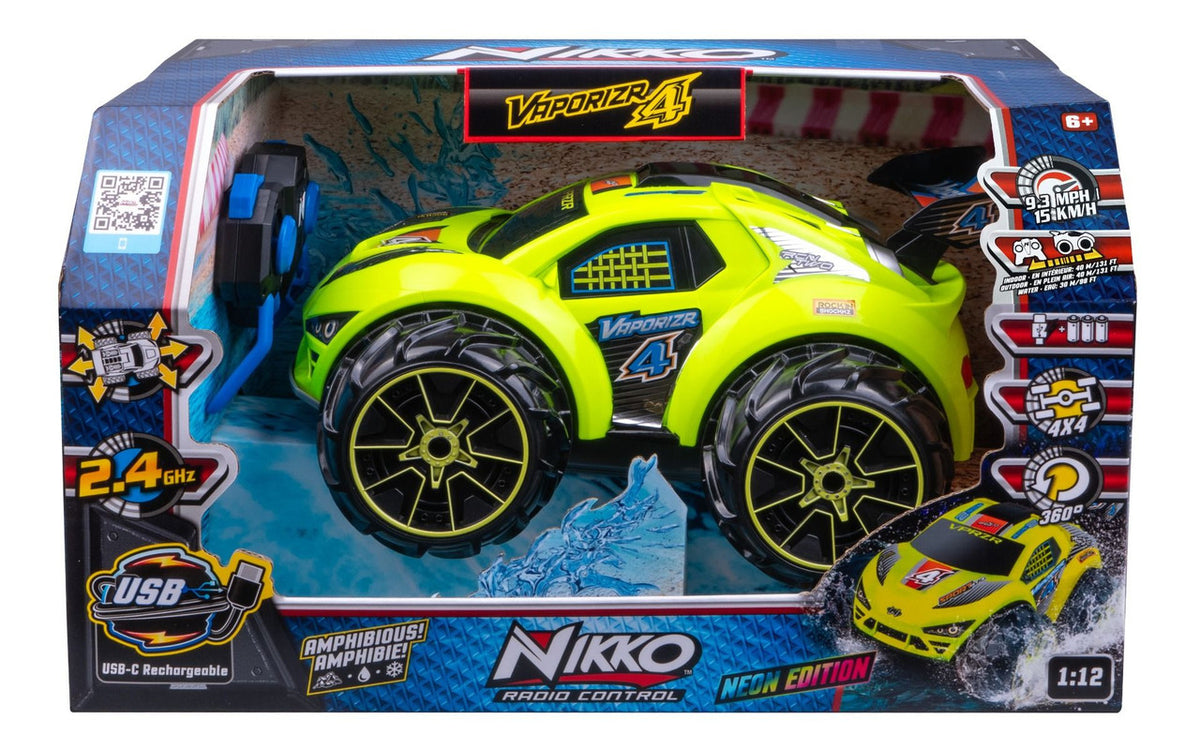 NIKKO RC VaporizR 4 Neon Edition Amphibious RC Car