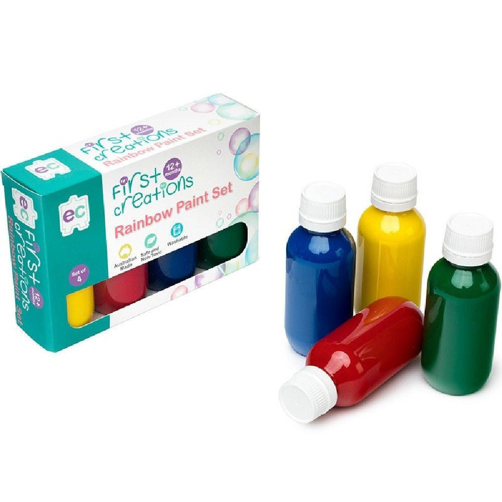First Creations - Rainbow Paint 100ml Set of 4